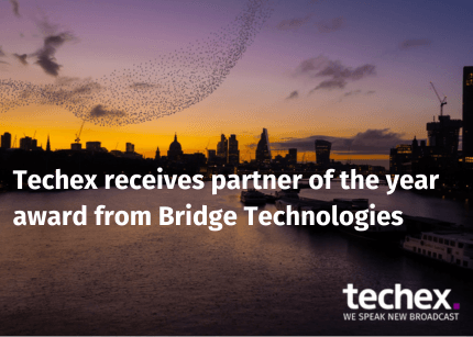 Techex receives partner of the year award from Bridge Technologies
