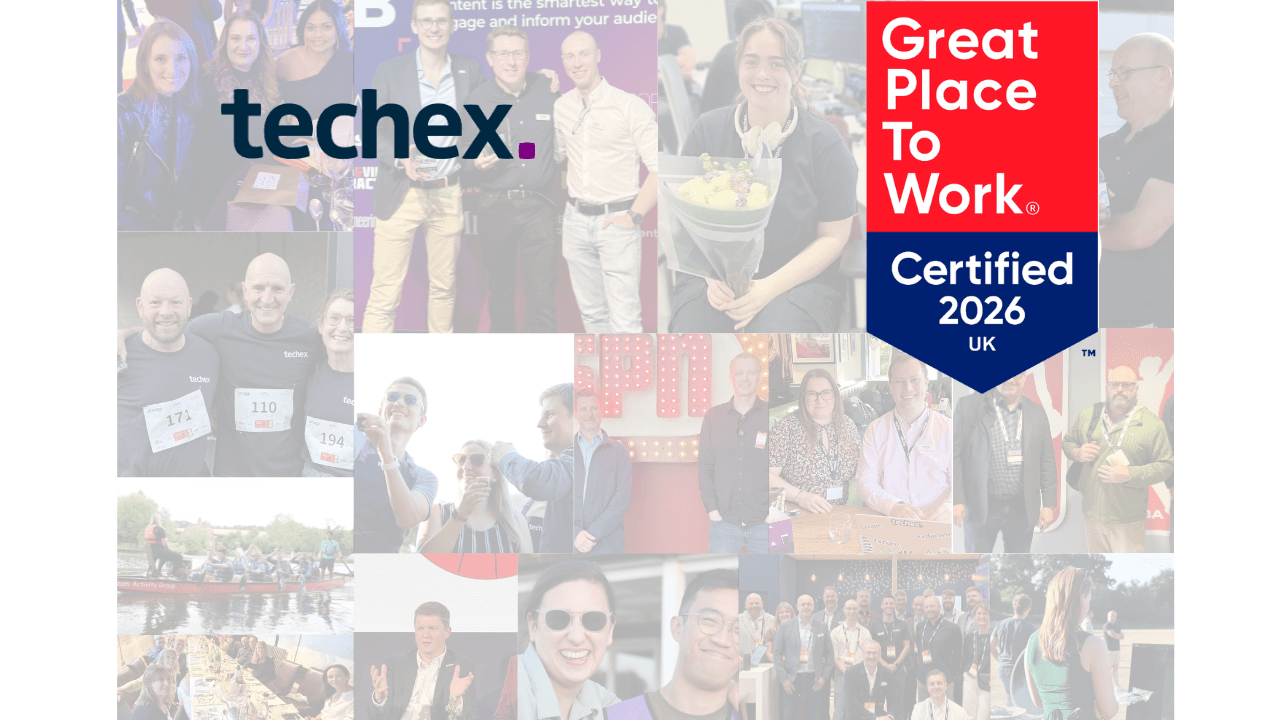 Techex Named to the UK Great Place to Work® “Best Workplaces™ – Medium Organisations” List