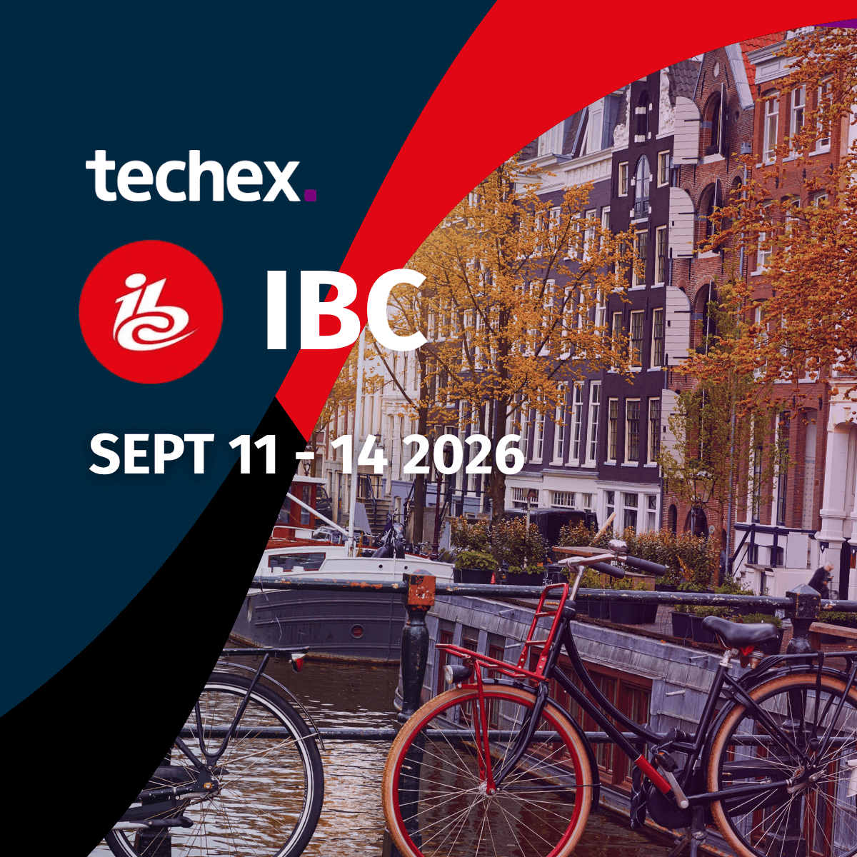 IBC 2026 event card — Amsterdam