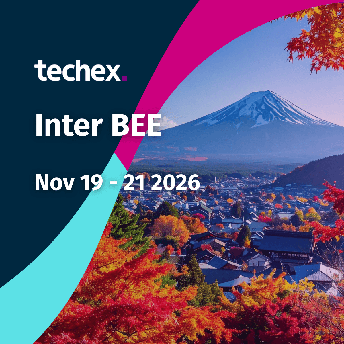 Inter Bee 2026 event card — Mount Fuji, Tokyo